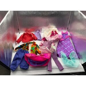 Vintage Barbie Doll Clothes Lot Dresses‎ Gowns Jackets Pants Skirts Outfit